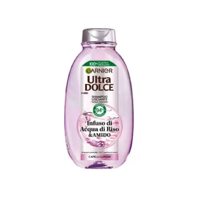 Garnier Ultra Doux রাইস ওয়াটার ইনফিউশন অ্যান্ড স্টার্চ স্মুথিং শ্যাম্পু 250ml