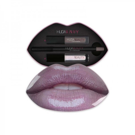 Huda Beauty Contour & Strobe লিপ গিফট সেট