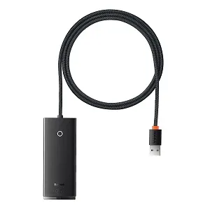 Baseus Hub Lite Series 4-পোর্ট USB 3.0 হাব অ্যাডাপ্টার 1M (WKQX030101)