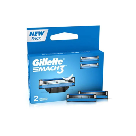 Gillette Mach3 Shaving Razor Cartridges 2 pcs (India)