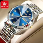 OLEVS 9931G ছেলেদের কোয়ার্টজ ঘড়ি, নেভি ব্লু