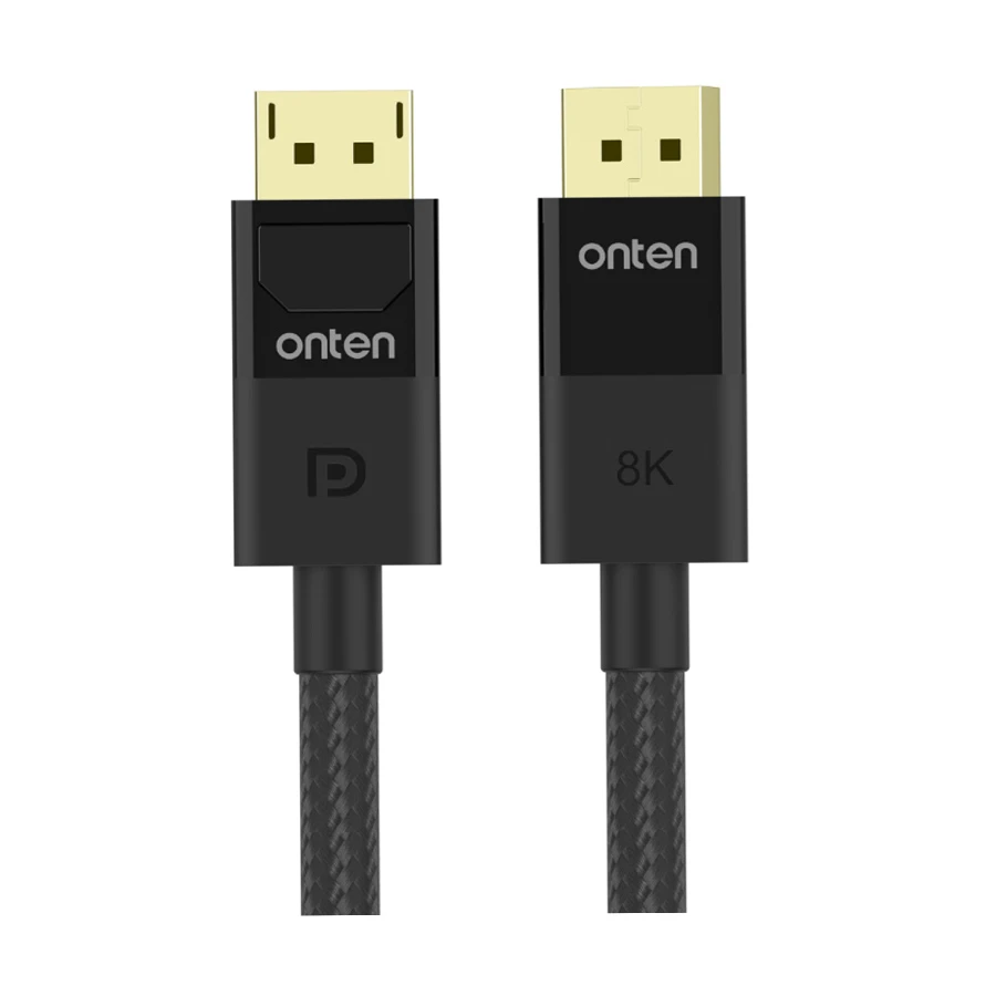 Onten OTN-DP122 DisplayPort Male to Male Cable 5 Meter Black