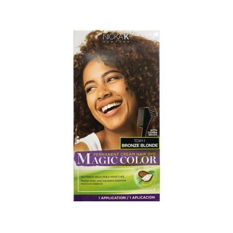 Nicka K Magic Color পার্মানেন্ট ক্রিম হেয়ার ডাই - TCW11 Bronze Blonde