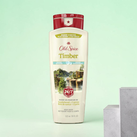 Old Spice Timber Sandalwood + Cypress Body Wash 532ml (USA)