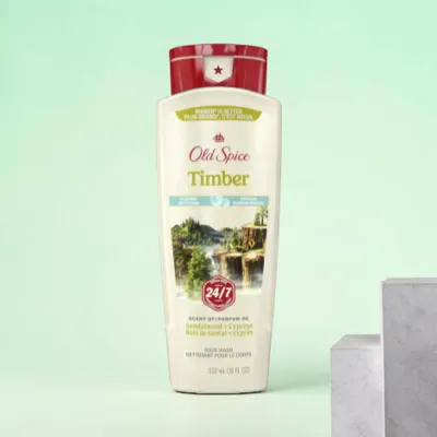 Old Spice Timber স্যান্ডালউড ও সাইপ্রেস বডি ওয়াশ 532ml