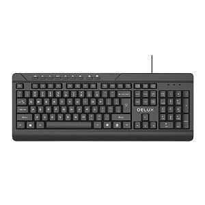 Delux K7010 USB মাল্টিমিডিয়া কীবোর্ড বাংলা সহ