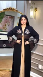 আবায়া কোটি বোরকা ড্রেস, এমব্রয়ডারি ও স্টোন ওয়ার্ক