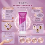 Pond's Flawless Radiance ইভেন টোন গ্লো ফেসিয়াল ফোম 100g