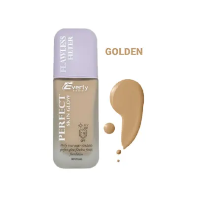 Everly Perfect Skin Glow ফ্ললেস ফিল্টার ফাউন্ডেশন SPF15 - Golden