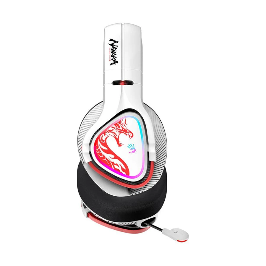 A4Tech Bloody MR720 NARAKA Tri-Mode Wireless Gaming Headphone White