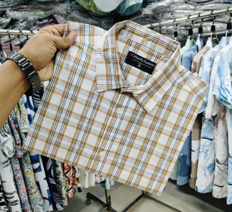 ছেলেদের শার্ট, 4টি রঙের বিকল্প, সাইজ M, L ও XL