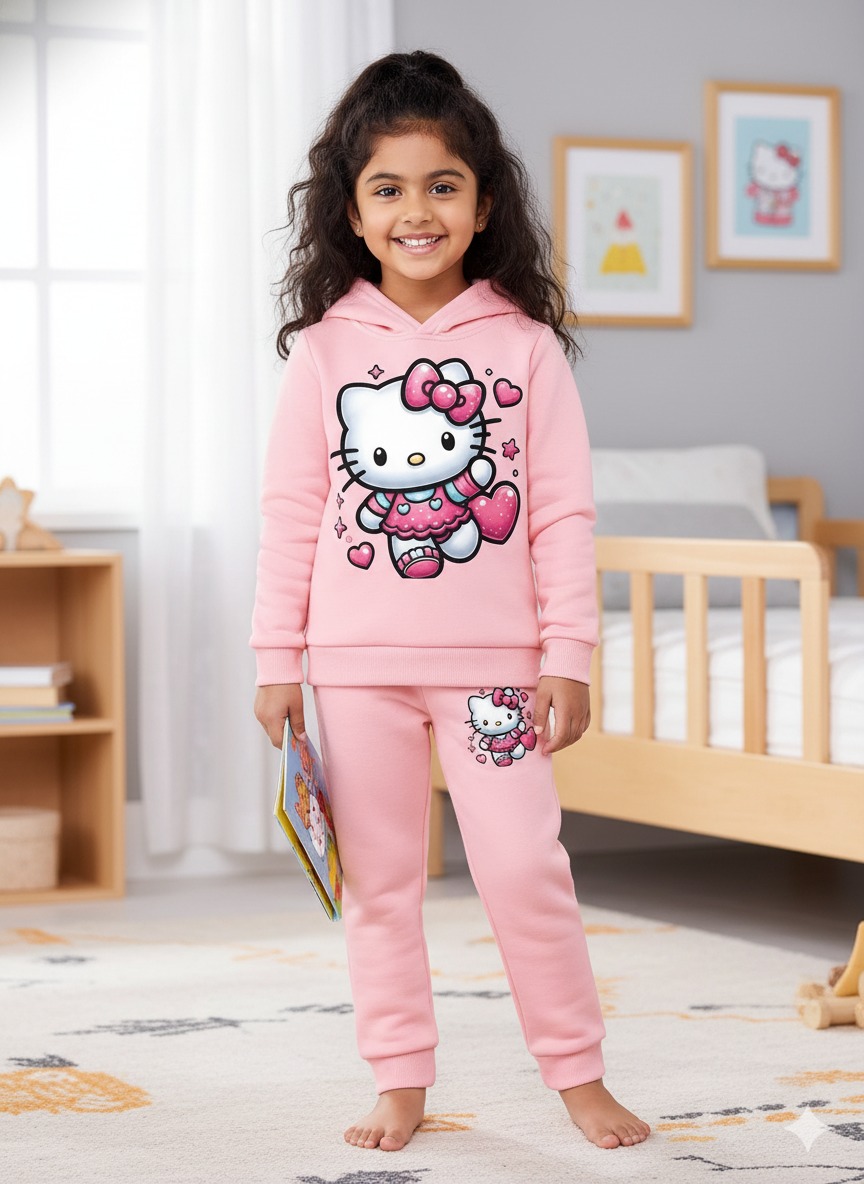 Kids Brushed Hoodie and Pant Set, Hoodie Chest 22 to 32 Inch