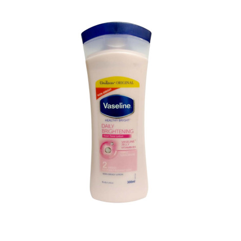 Vaseline Health Bright বডি লোশন 300ml - গোলাপি (Pink)