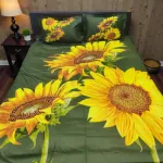 Panel Cotton Bedsheet 8 x 7 Feet with Stitched Pillow Covers