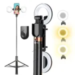 Plokama LIVE-K9 Pro 1700mm আল্ট্রা লং সেলফি স্টিক, ট্রাইপড স্ট্যান্ড ও রিং লাইটসহ