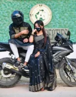 Silk Saree and Dhupian Panjabi Couple Set for Special Occasions