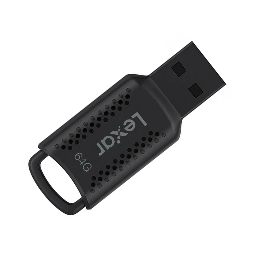 Lexar JumpDrive V400 64GB USB 3.2 Gen 1 Black Pen Drive