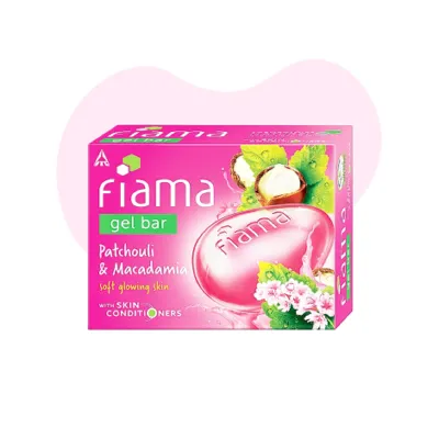 Fiama প্যাচুলি অ্যান্ড ম্যাকাডামিয়া জেল বার সাবান 125g
