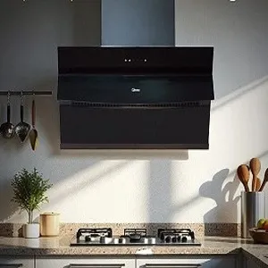 Midea কুকার হুড 36" Heat Auto Clean B87 (কালো) M-1347-KH