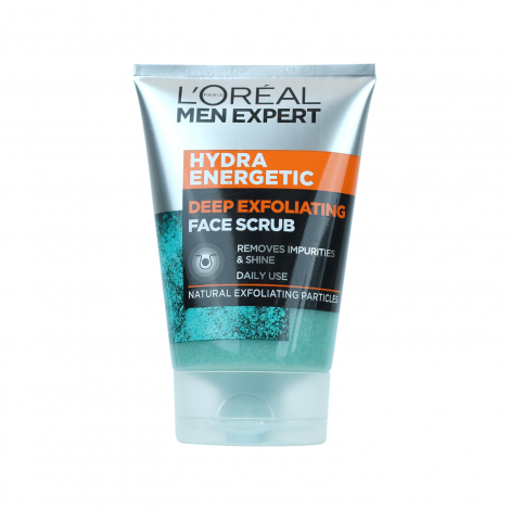Loreal Men Expert Hydra Energetic Deep Exfoliating Face Scrub 100ml (Germany)