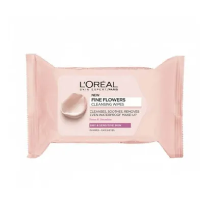L'Oreal Fine Flowers শুষ্ক ও সংবেদনশীল ত্বকের ক্লিনজিং ওয়াইপস