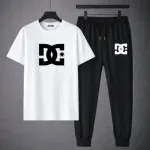Men's Two-Piece Mesh Jersey Combo, Printed Tee and Trouser