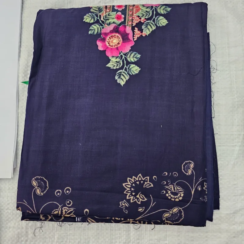 মেয়েদের থ্রি পিস, কটন আনস্টিচড সেট