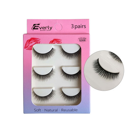 Everly Beauties 3 Pair ফলস আইল্যাশ - G306