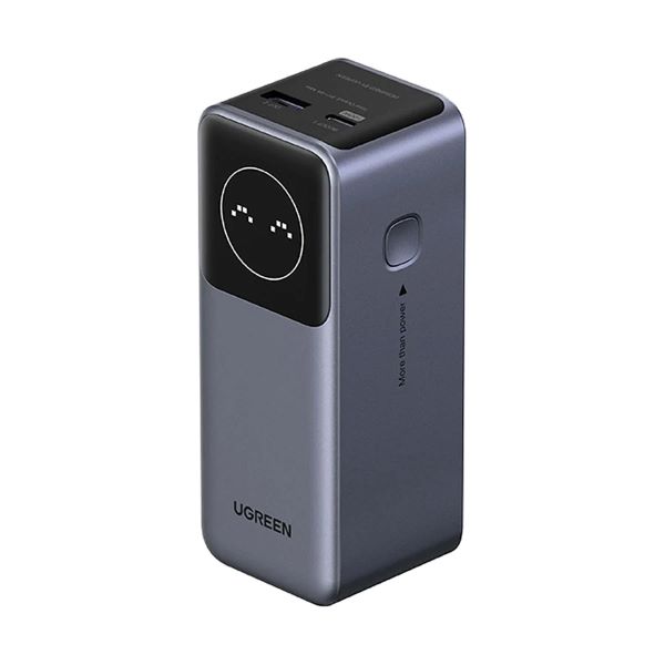 Ugreen PB724 (35526B) 12000mAh 100W ফাস্ট চার্জিং পাওয়ার ব্যাংক, ডিজিটাল ডিসপ্লেসহ, গ্রে
