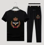 Men's Pure Cotton T-Shirt and Trouser Two-Piece Combo, 6 Colours