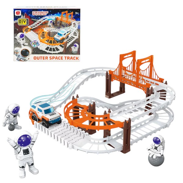 OUTER SPACE TRACK স্পেস থিমের ট্র্যাক খেলনা সেট