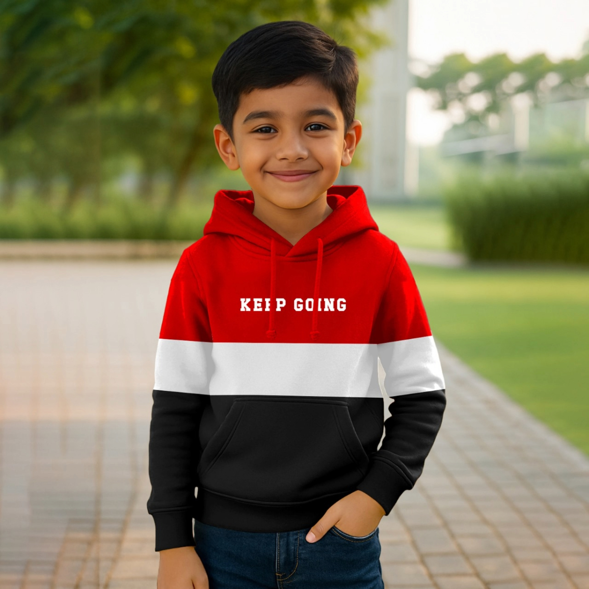 বাচ্চাদের শীতের ফ্লিস হুডি
