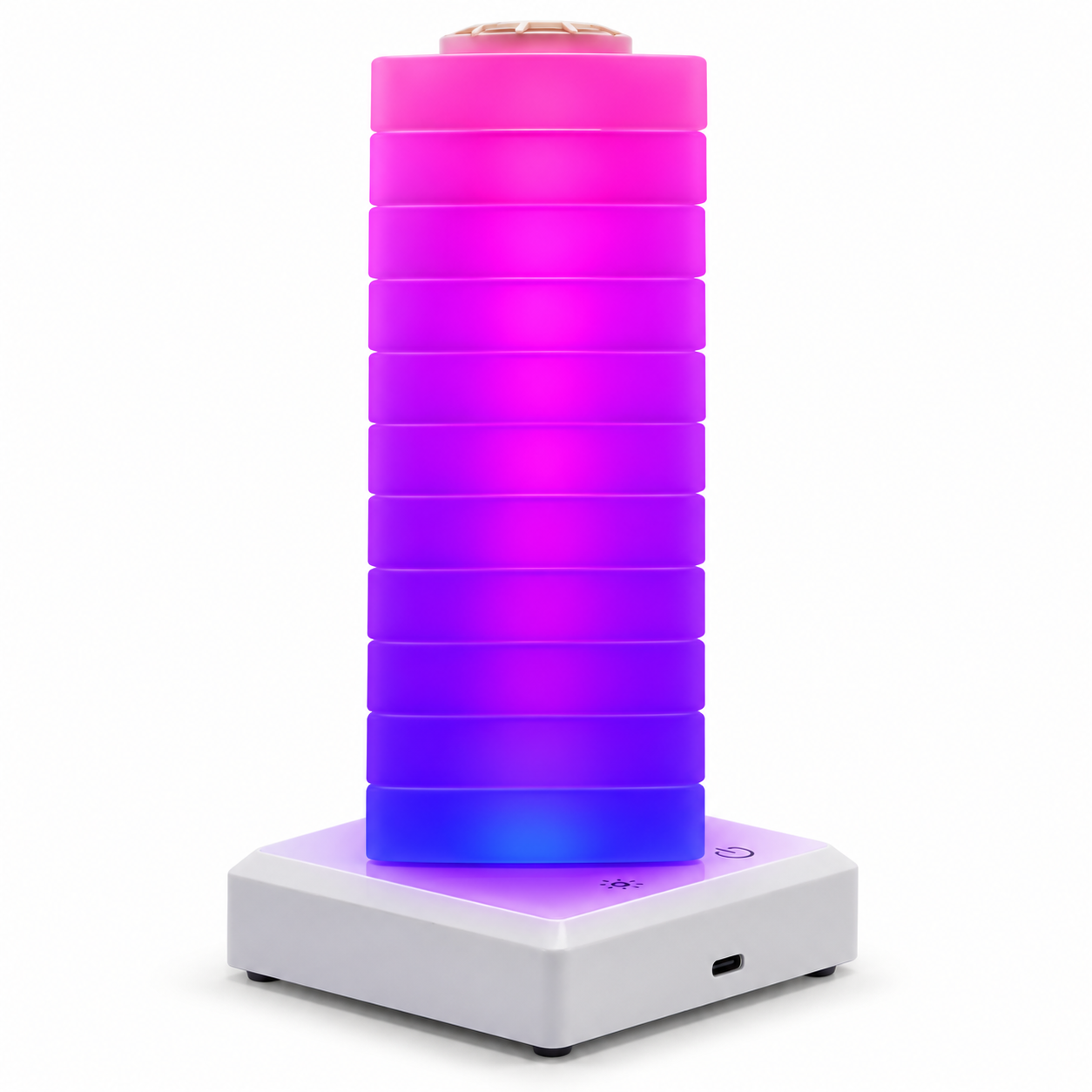 স্ট্যাকিং ব্লকস RGB কালার LED নাইট লাইট