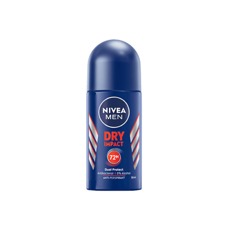 Nivea Men Dry Impact Dual Protect 72H Anti-Perspirant 50ml (Germany)