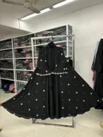 Star Koti Borka with Embroidery, Separate Inner and Koti