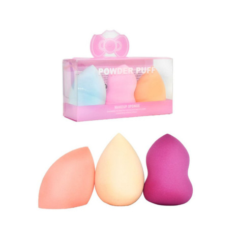 Powder Puff Beauty Blender Makeup Sponge 3Pcs (China)