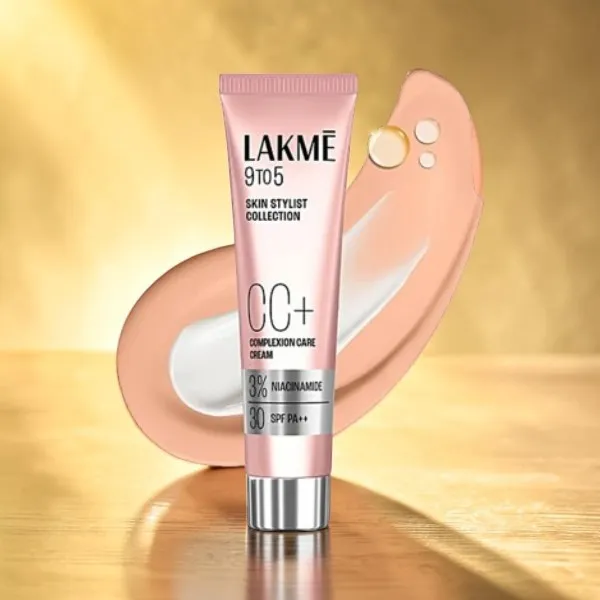 Lakme 9To5 স্কিন স্টাইলিস্ট 3% নিয়াসিনামাইড SPF 30 PA++ সিসি ক্রিম - 01 Beige