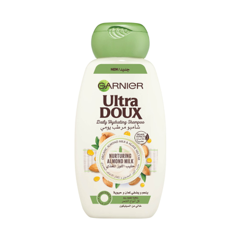 Garnier Ultra Doux Nurturing Almond Milk ডেইলি হাইড্রেটিং শ্যাম্পু 400ml
