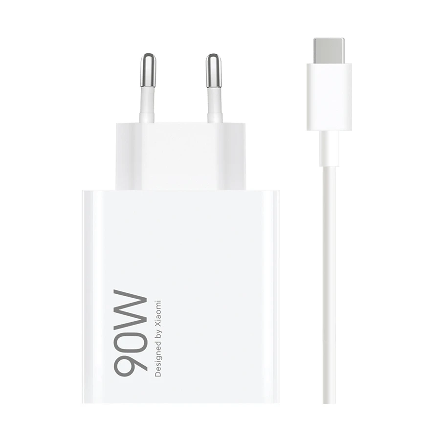 Xiaomi HyperCharge Combo 90W USB-A Charger with USB-C Cable White (EU)