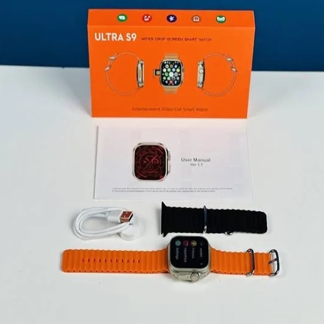 S9 Ultra 5G ভিডিও কলিং অ্যান্ড্রয়েড স্মার্ট ওয়াচ, ডুয়াল ক্যামেরা