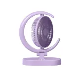 Indiana IRF-869C ফোল্ডেবল ডেস্ক ফ্যান LED লাইট সহ – বেগুনি