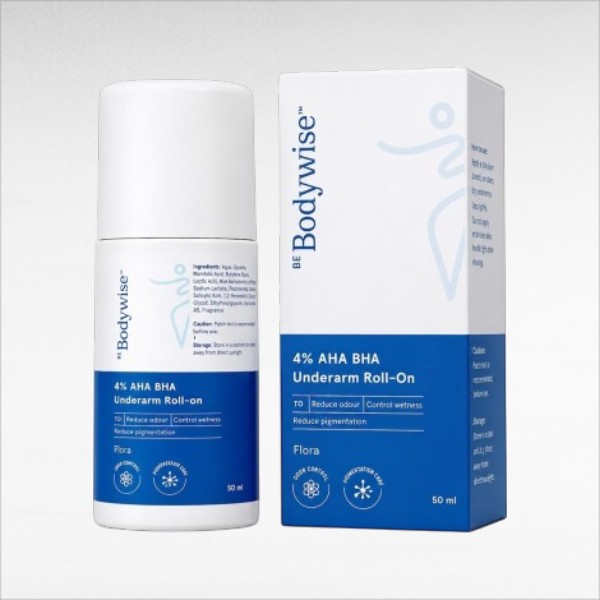 Be Bodywise 4% AHA BHA Underarm Roll On 50ml - Flora (India)
