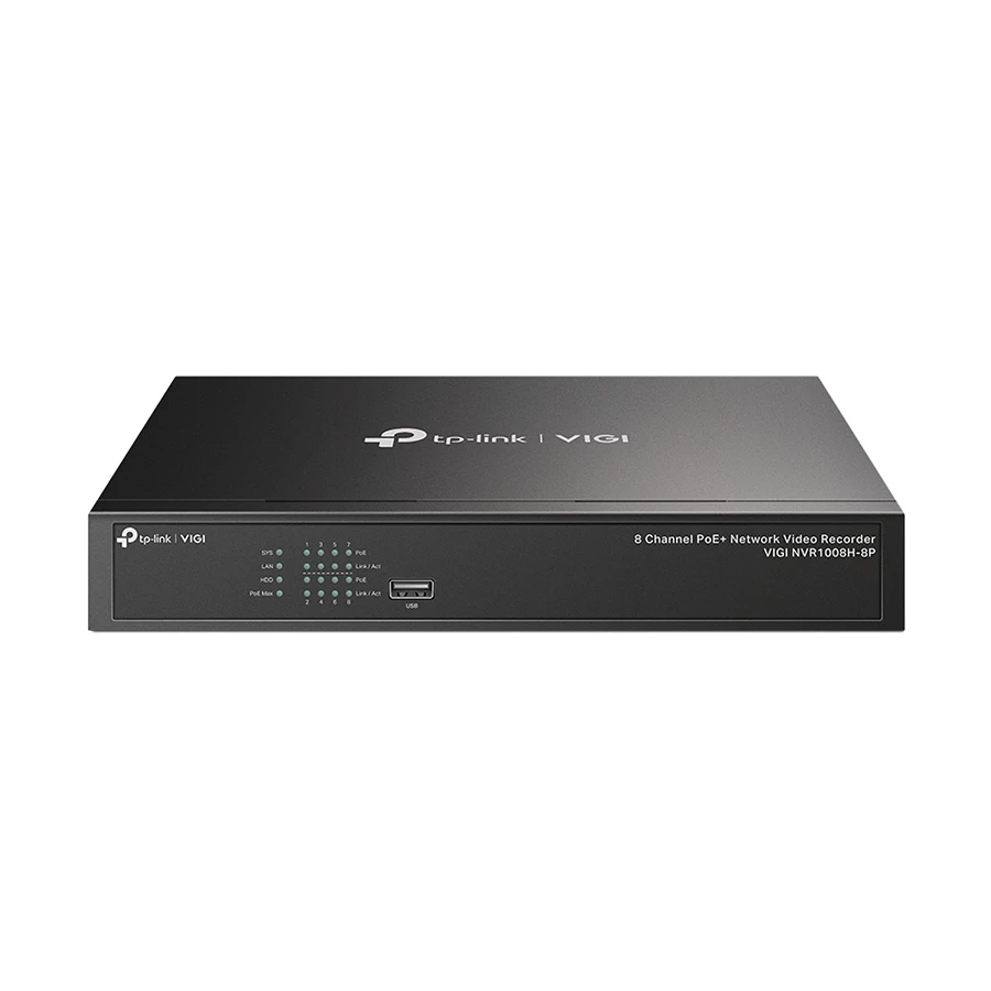 TP-Link VIGI NVR1008H-8P V1 8 Channel PoE+ 4K NVR