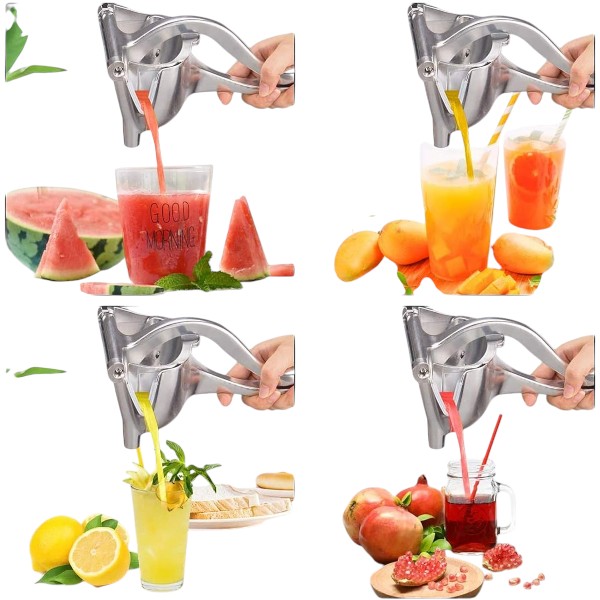 Aluminium Steel Heavy Duty Handhold Press Fruit Juicer, Fruit Manual & Instant juicer