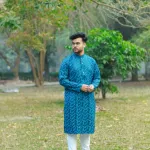 ছেলেদের কটন প্রিন্টেড পাঞ্জাবি