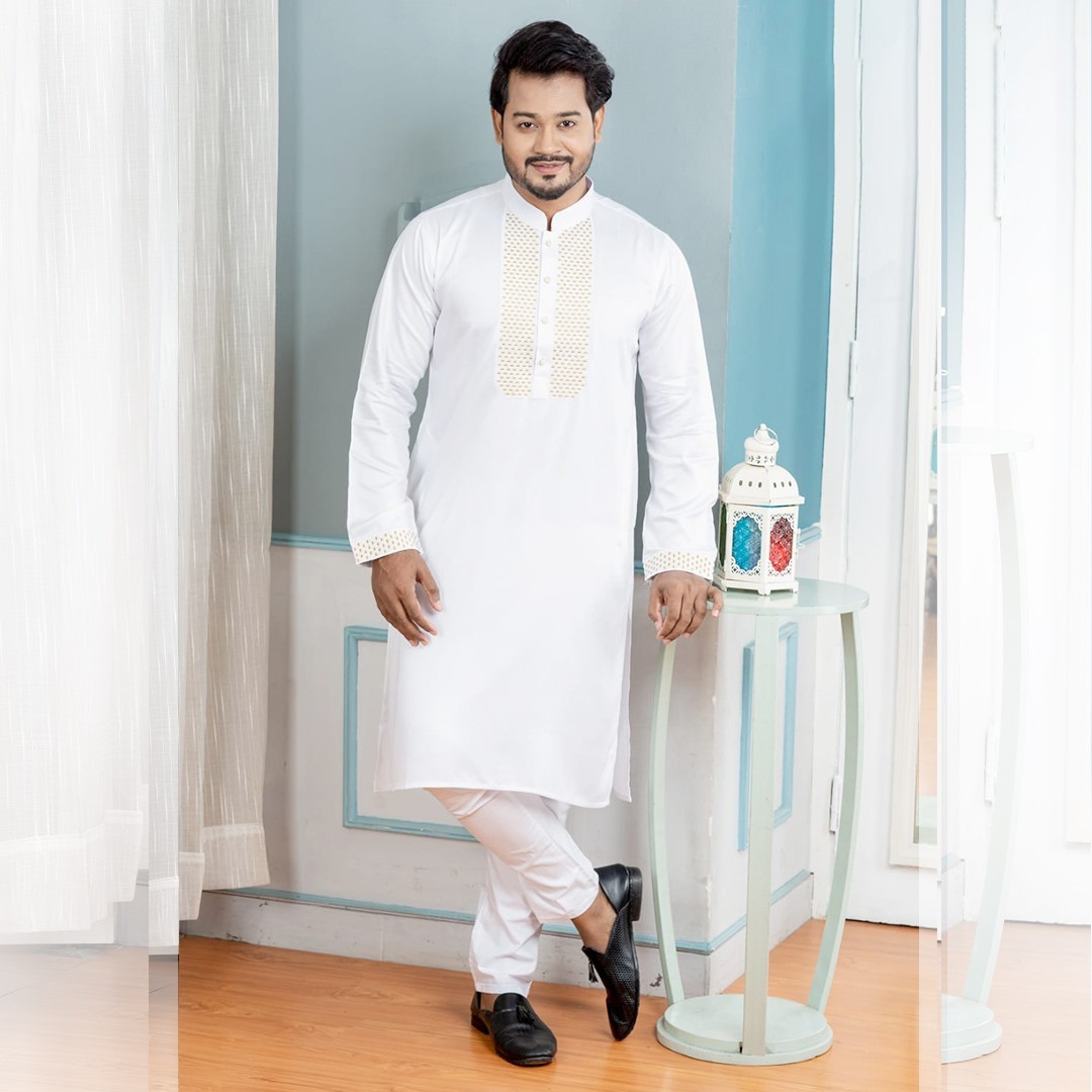 ছেলেদের সেমি লং পাঞ্জাবি