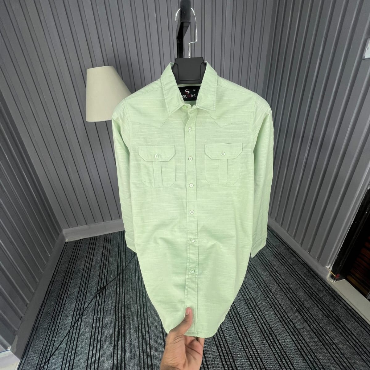 Premium Lap Seam Double Pocket Shirt
