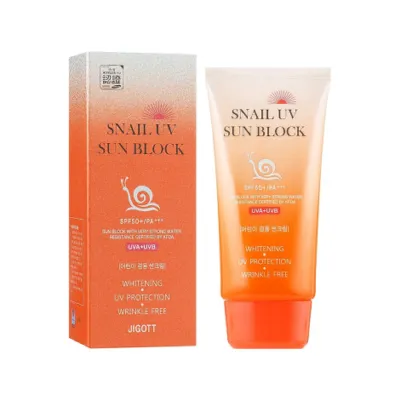 Jigott Snail UV সান ব্লক SPF 50+ PA+++ 70ml