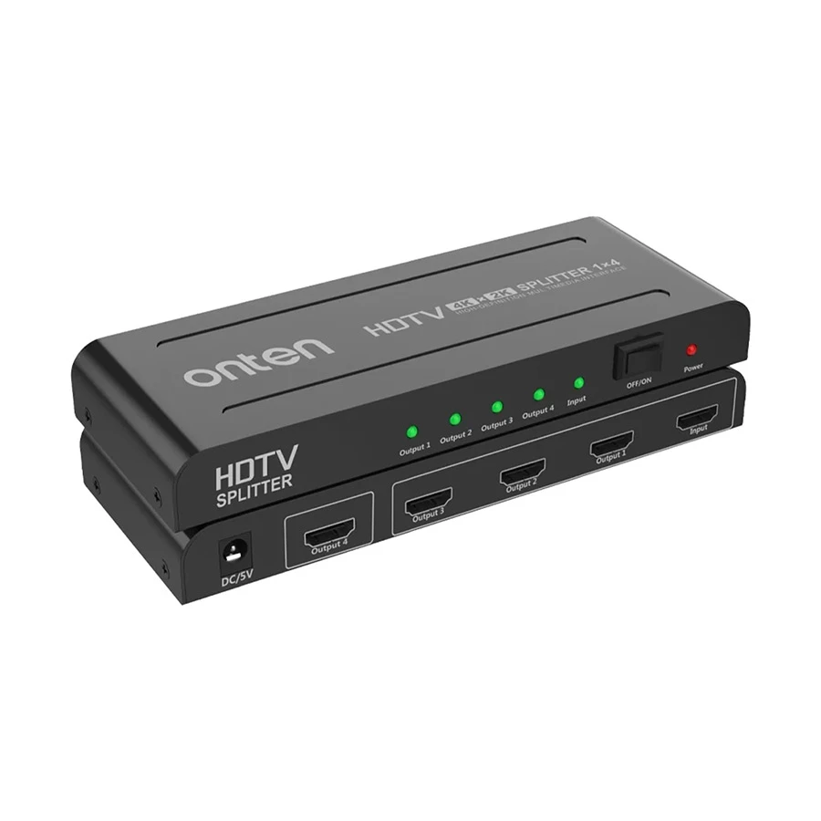 Onten OTN-CS144S HDMI Splitter 4K Black