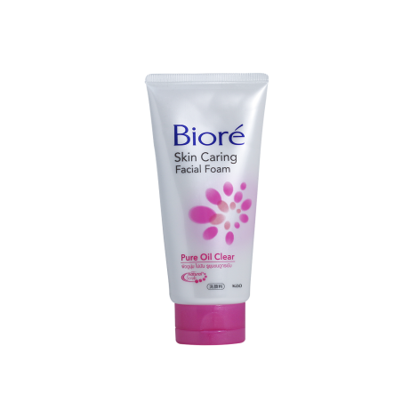 Biore স্কিন কেয়ারিং পিউর অয়েল ক্লিয়ার ফেসিয়াল ফোম ১০০ গ্রাম (Vietnam)